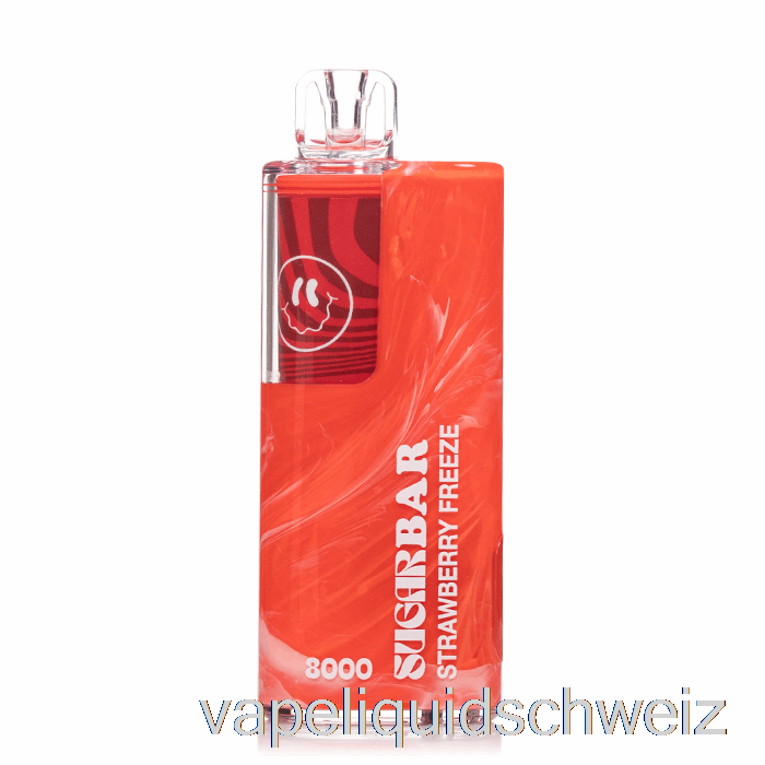 Zuckerriegel SB8000 Einweg-Erdbeer-Freeze-Vape-Schweiz